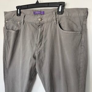 Ralph Lauren Purple Label Mens 38x32 Dark Grey Melange 5-Pocket Pants New